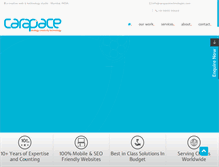 Tablet Screenshot of carapacetechnologies.com